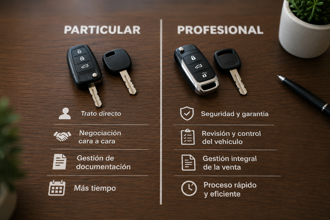 Comprar coche a particular o profesional: diferencias y garantía